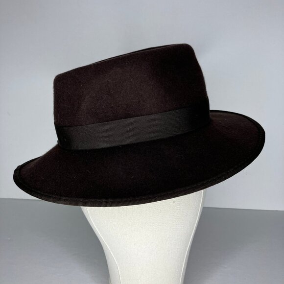 Indiana Jones Hat Men's Adjustable Brown Wool Size Small 2008 - Picture 3 of 10